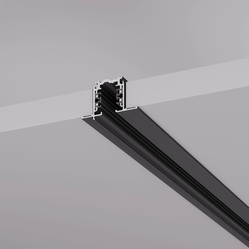 Трек встраиваемый LGD-4TR-TRACK-F-1000-BK-M (D) (Arlight, IP20 Металл, 3 года)