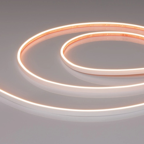 Лента герметичная VELA-M240-2.5x6mm 24V Warm3000 (5 W/m, IP65, 5m) (Arlight, узкая)