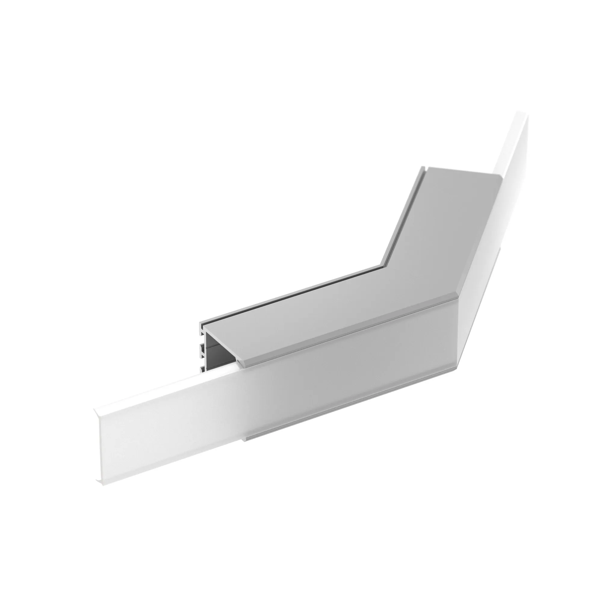 Угол PLS-LOCK-H25-L135W внешний (с экраном MAT-L) (Arlight, Металл) - изображение товара