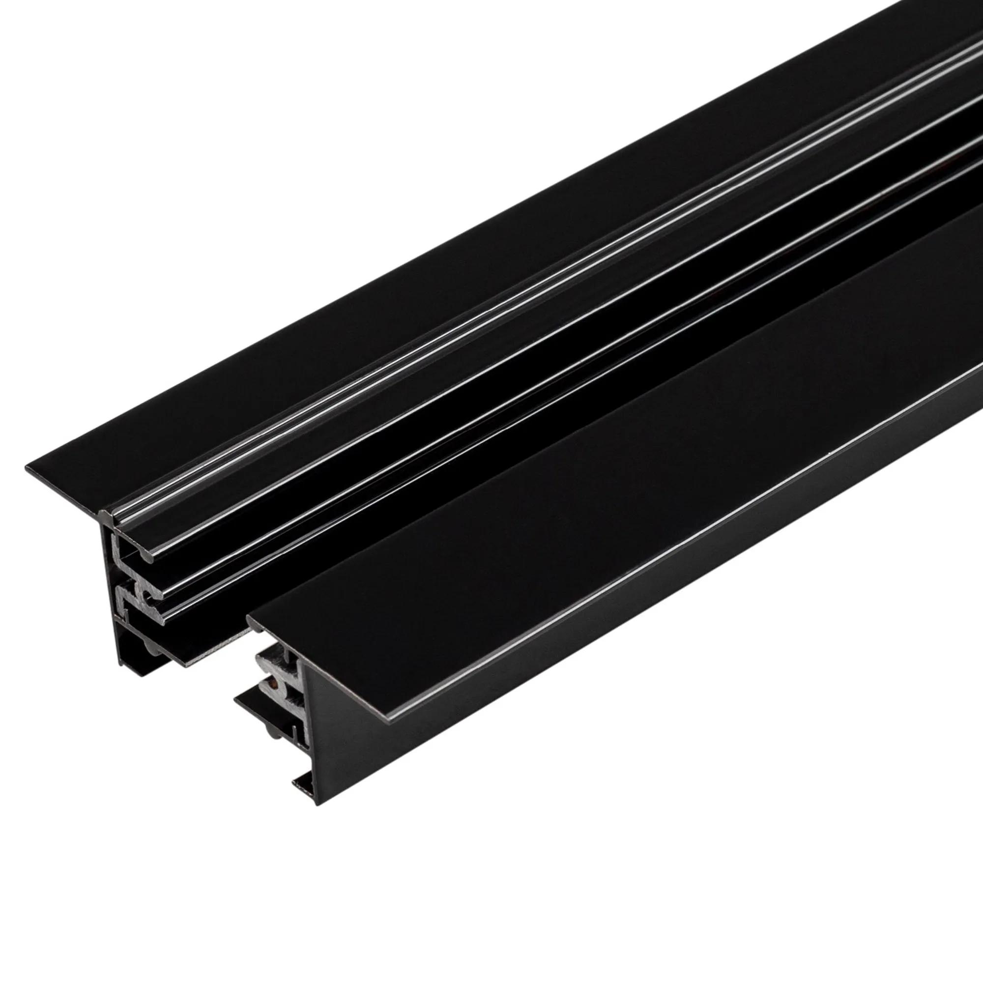 Трек LGD-2TR-TRACK-F-1000-BK-M (C) (Arlight, IP20 Металл, 3 года) - изображение товара