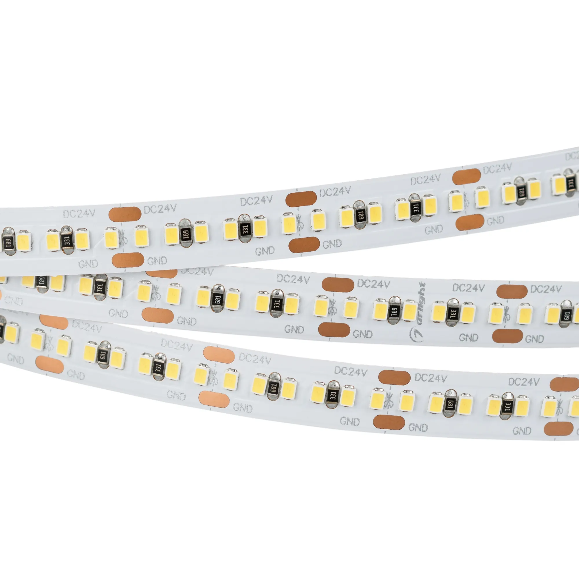 Лента светодиодная MICROLED-5000 24V White6000 8mm (2216, 300 LED/m, LUX) (Arlight, 8 Вт/м, IP20) - изображение товара