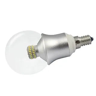 Светодиодная лампа E14 CR-DP-G60 6W Warm White (Arlight, ШАР) - изображение товара