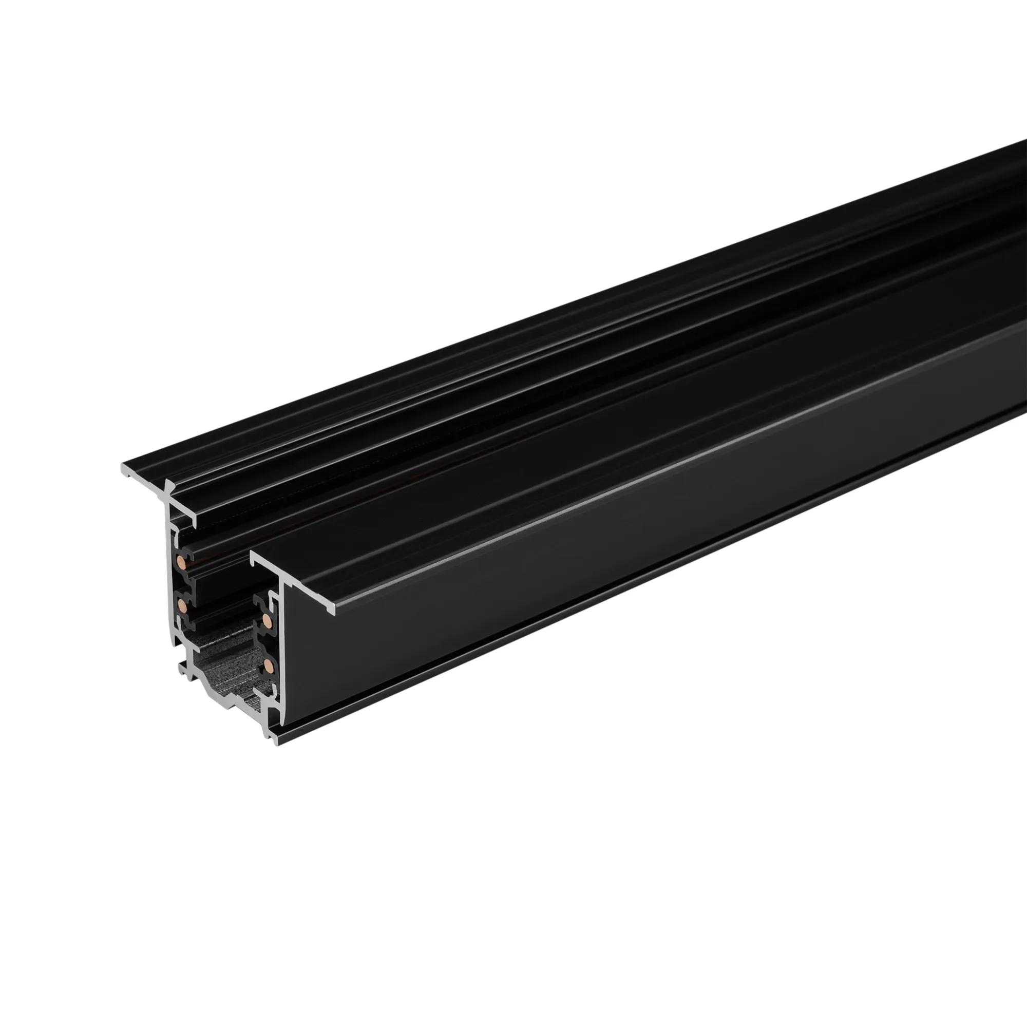 Трек встраиваемый LGD-4TR-TRACK-F-2000-BK-M (D) (Arlight, IP20 Металл, 3 года) - изображение товара