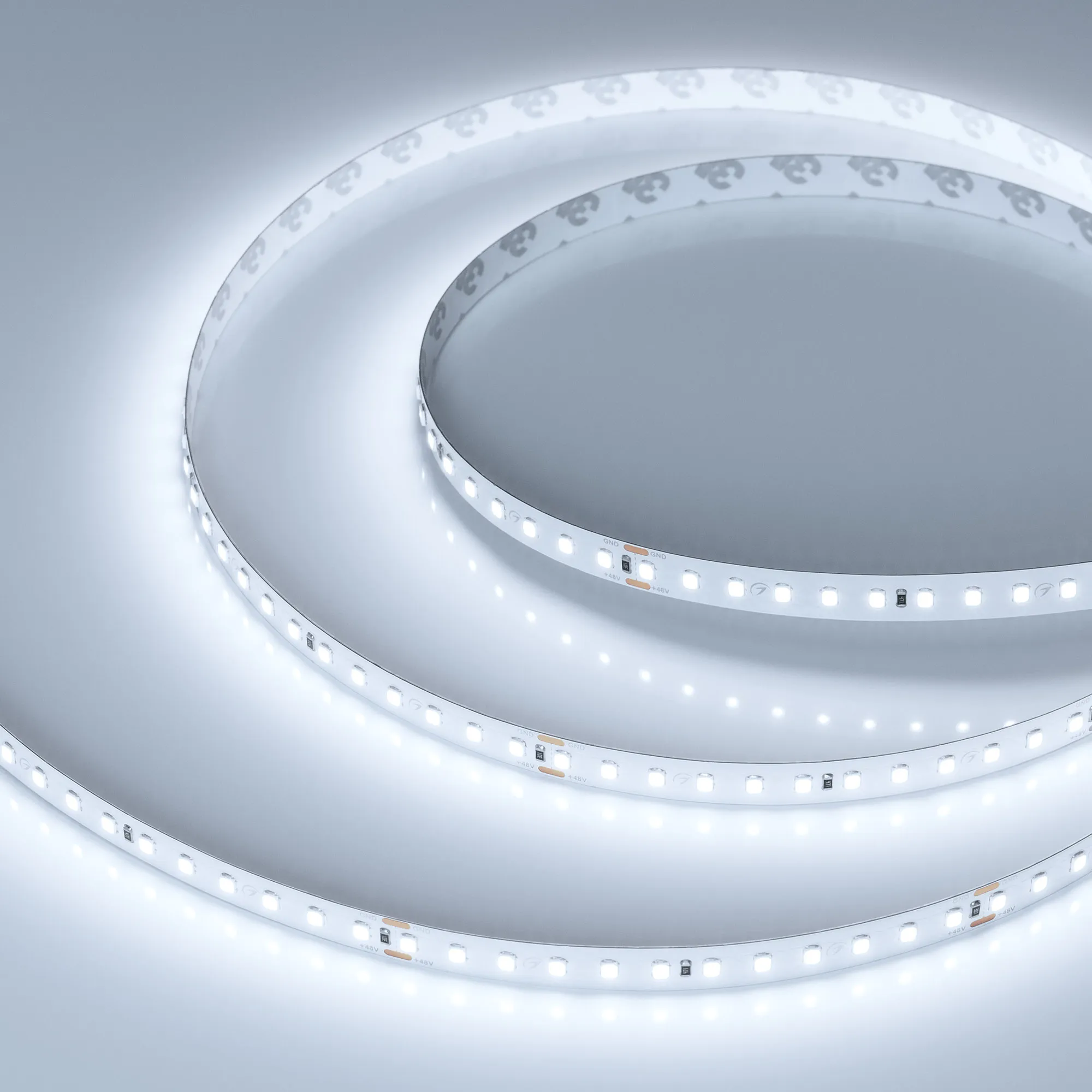 Лента UL-A120-10mm 48V White6000 (10 W/m, IP20, 30m) (Arlight, Открытый)