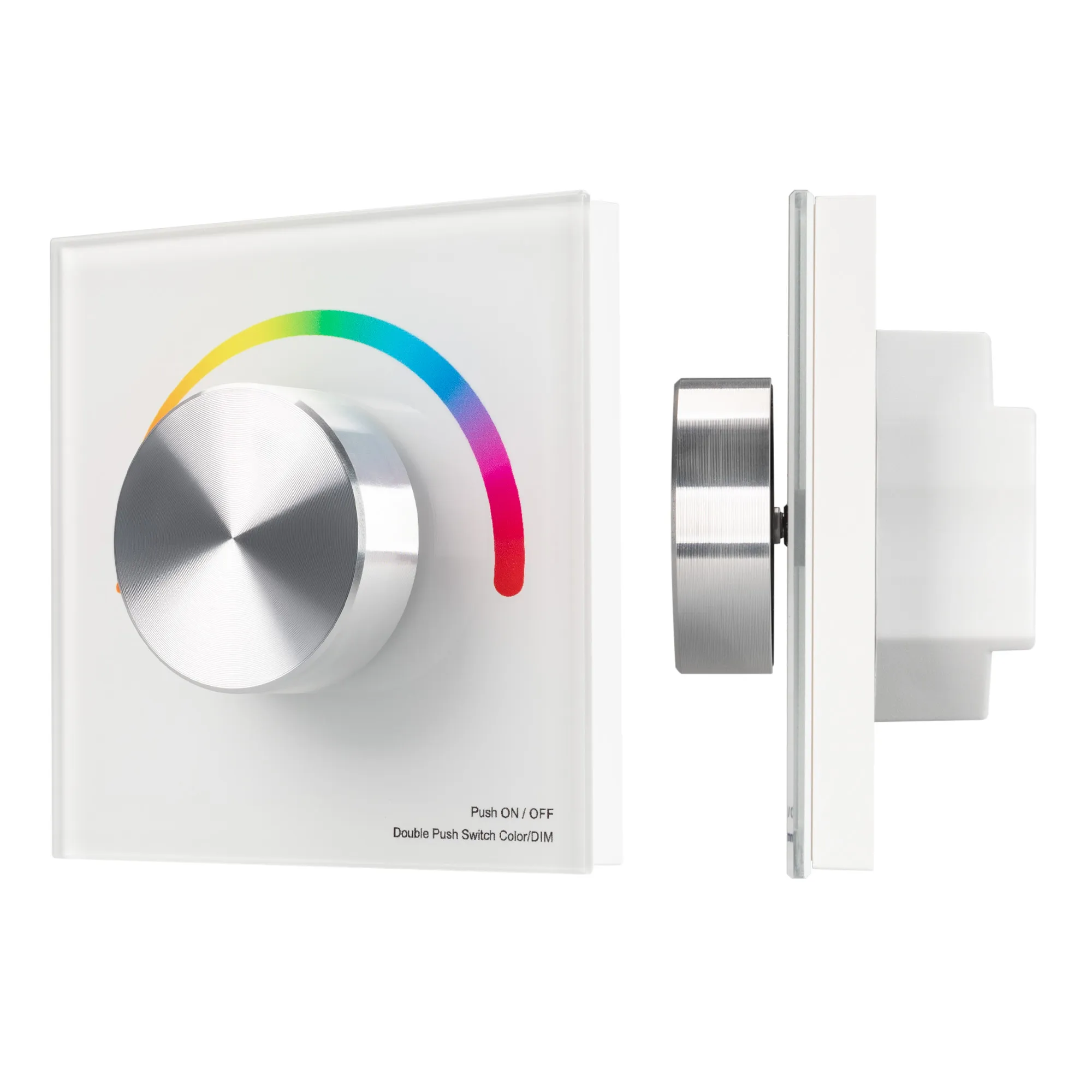 Панель SMART-P5-RGB-G-IN White (3V, Rotary, 2.4G) (Arlight, IP20 Пластик, 5 лет) - изображение товара