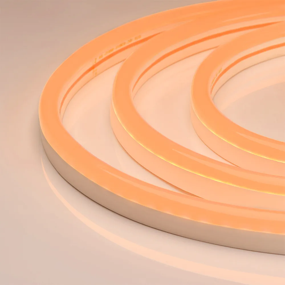 Гибкий неон ARL-NEON-2615PH-SIDE 24V Amber (Arlight, 8 Вт/м, IP65) - изображение товара